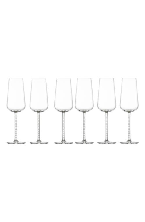 Fortessa Journey Set of 6 White Wine Glasses in Clear 