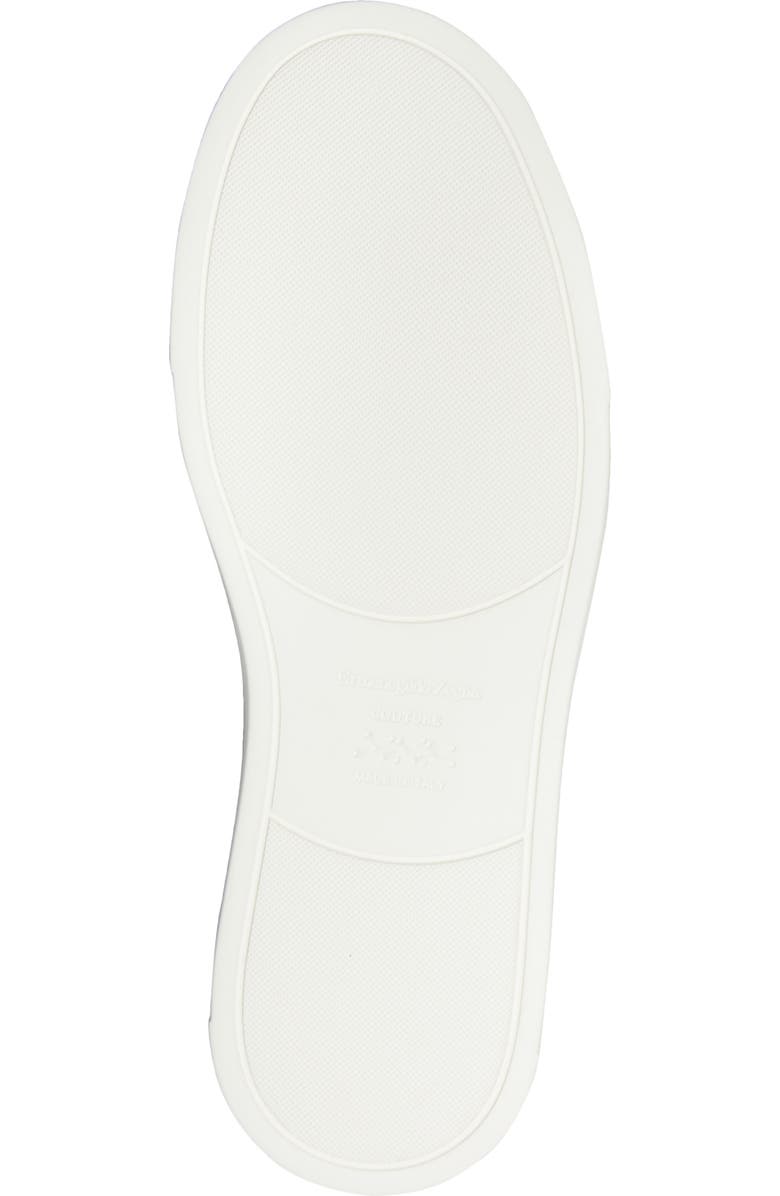 ZEGNA Triple Stitch Grained Leather & Suede Slip-On Sneaker, Alternate, color,