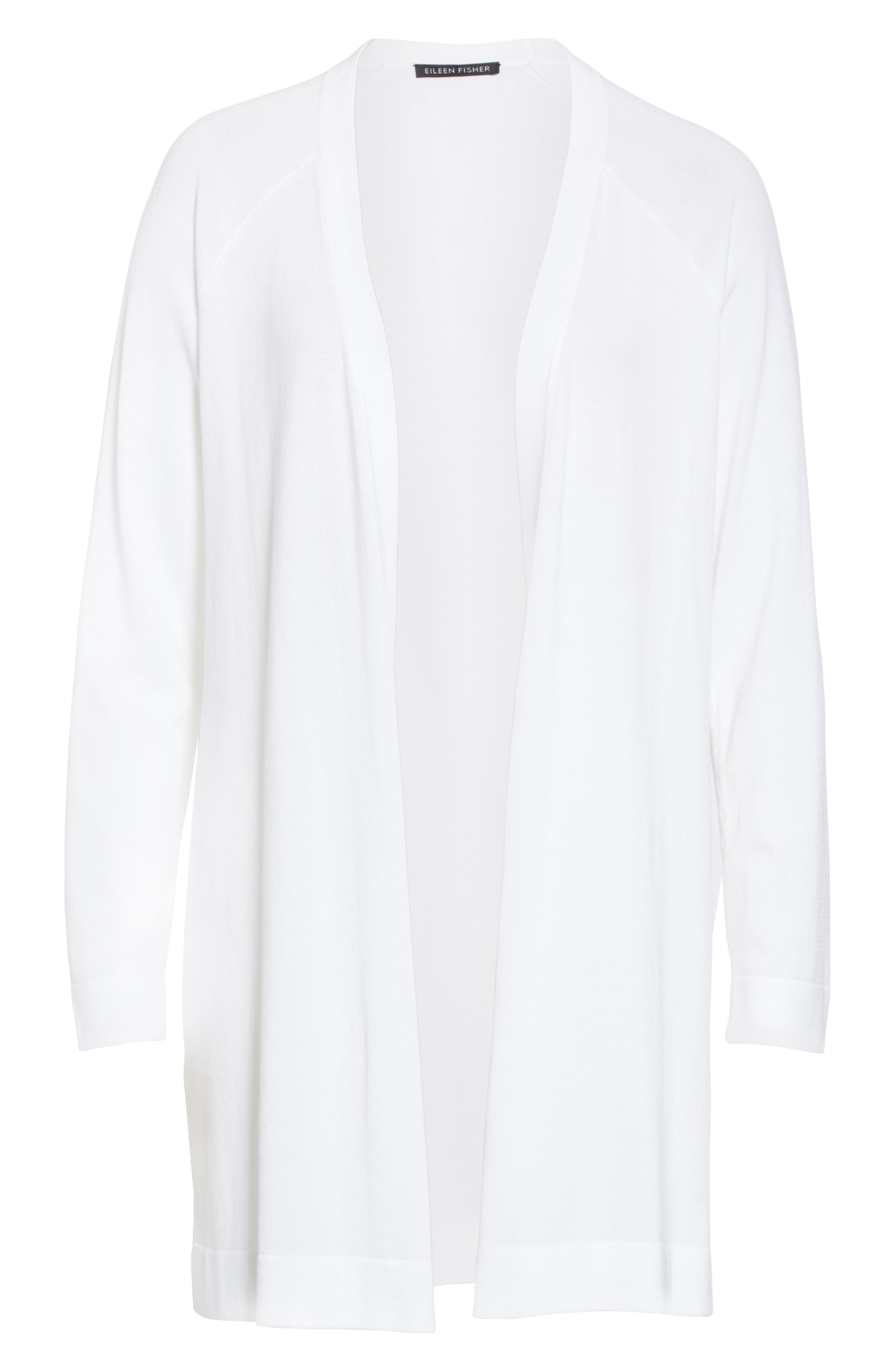eileen fisher simple long cardigan
