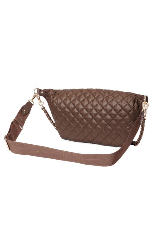 Shop Mz Wallace Crossbody Belt Bag In Walnut