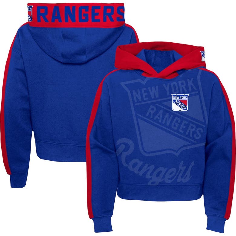 Outerstuff Prime Pullover Hoodie - NY Rangers - Youth