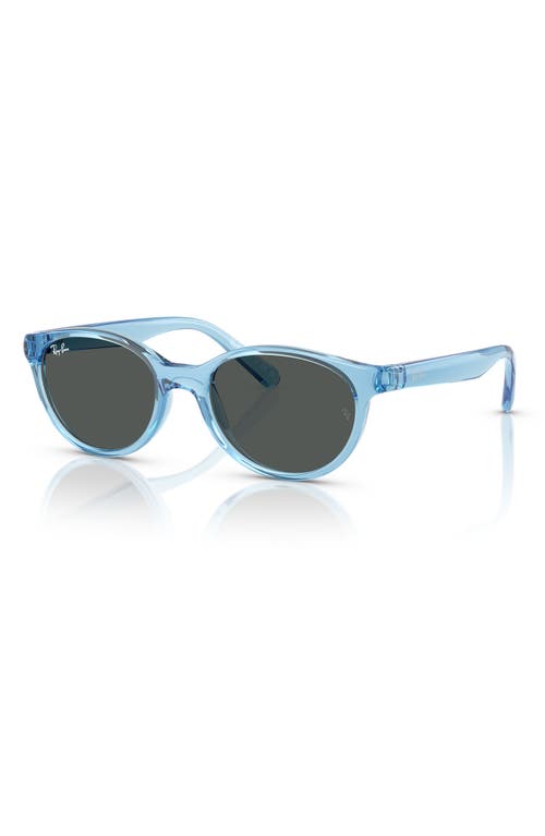 Ray Ban Ray-ban Kids' 47mm Oval Sunglasses In Blue