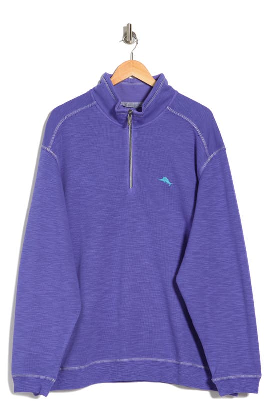 Tommy Bahama Tobago Half Zip Pullover In Bright Orchid