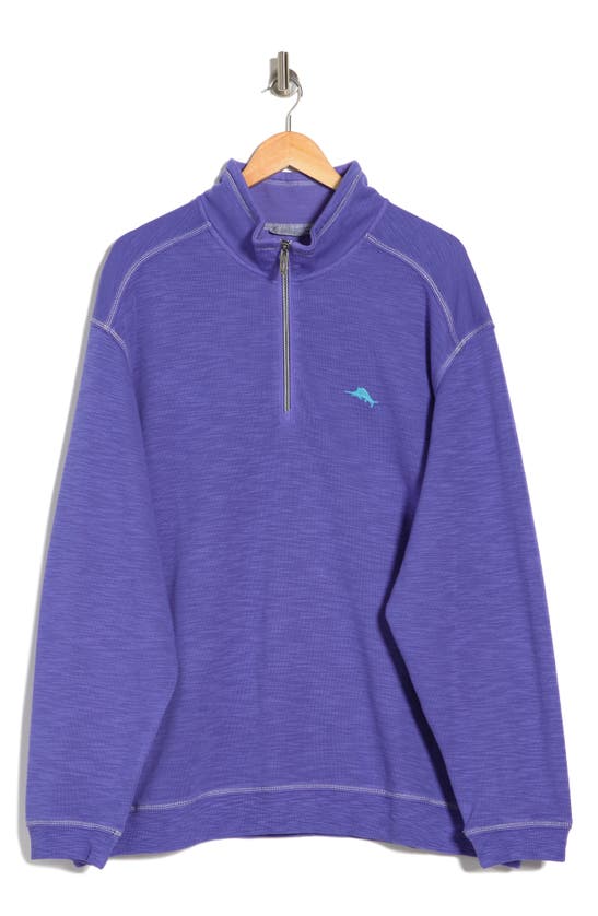 Tommy Bahama Tobago Half Zip Pullover In Bright Orchid