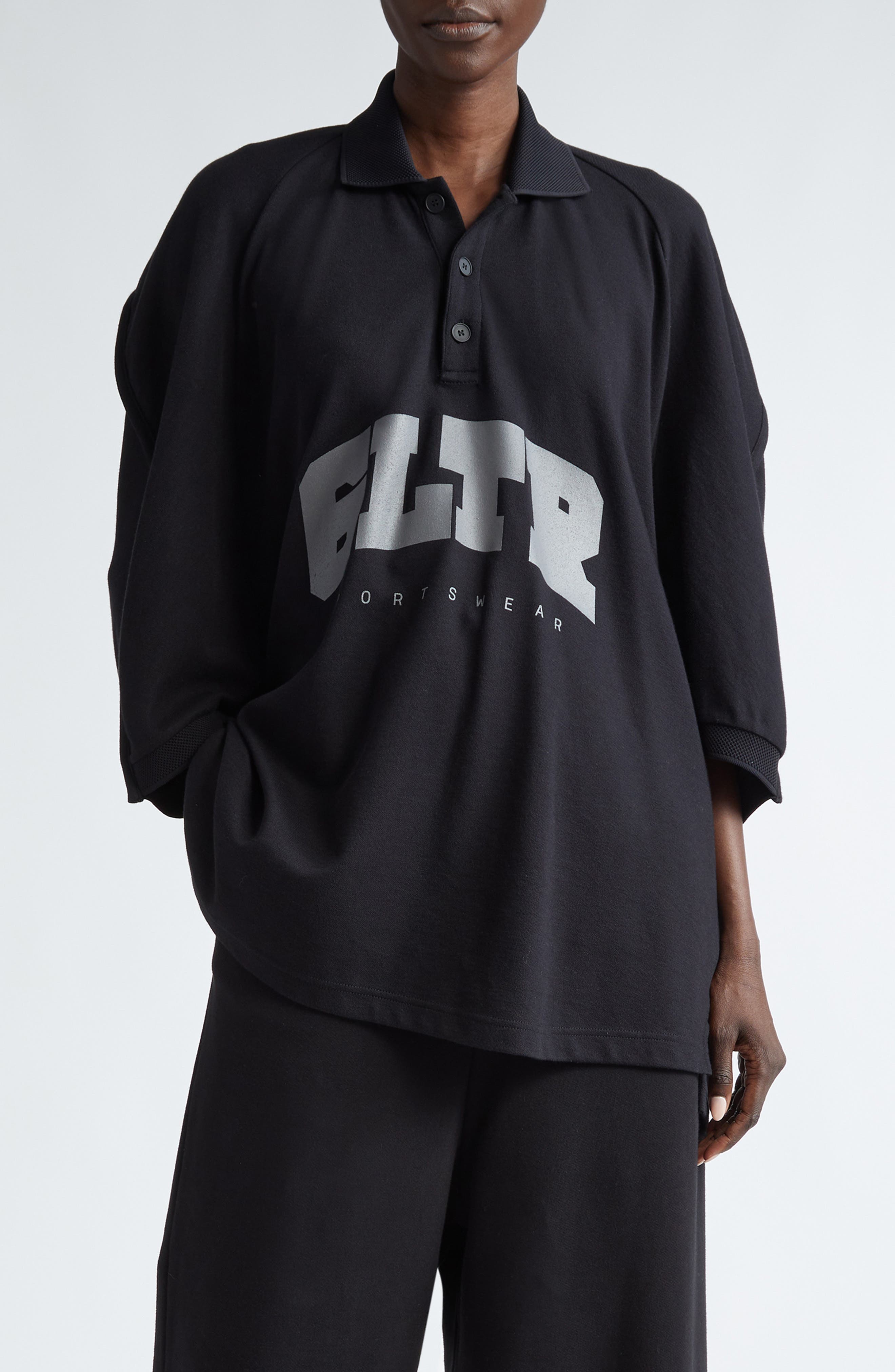 Black Jean Paul Gaultier Polo Jean Paul Gaultier X Shayne Oliver