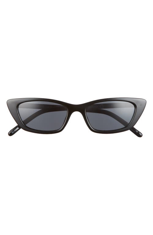 AIRE Titania V2 53mm Cat Eye Sunglasses in Black /Smoke Mono