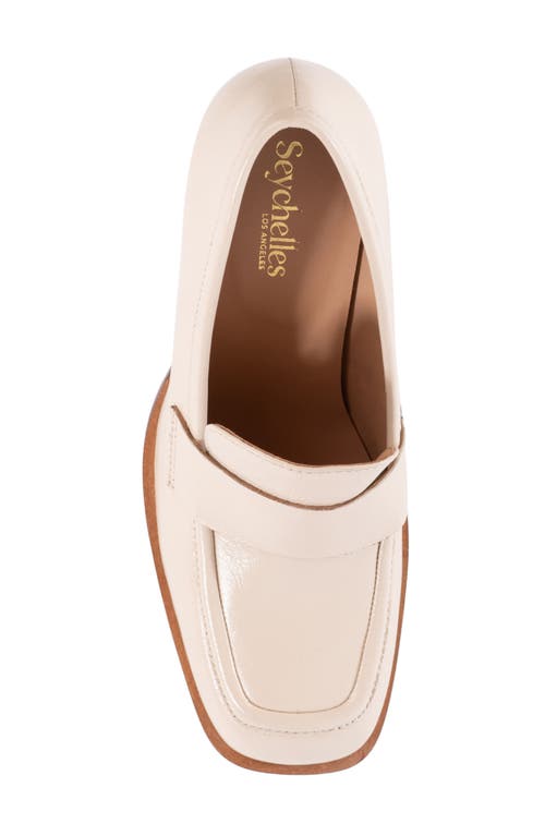 Shop Seychelles Run The World Loafer Pump In Ivory Leather