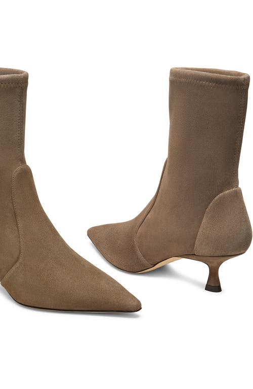 Shop Stuart Weitzman Naomi 50 Bootie In Stone