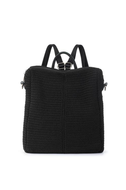 The Sak Women's Los Feliz Crochet Backpack In Black Crochet