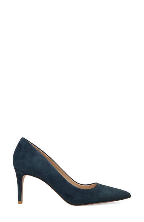 Pelle Moda Lizel 2 Pointed Toe Pump In Midnight