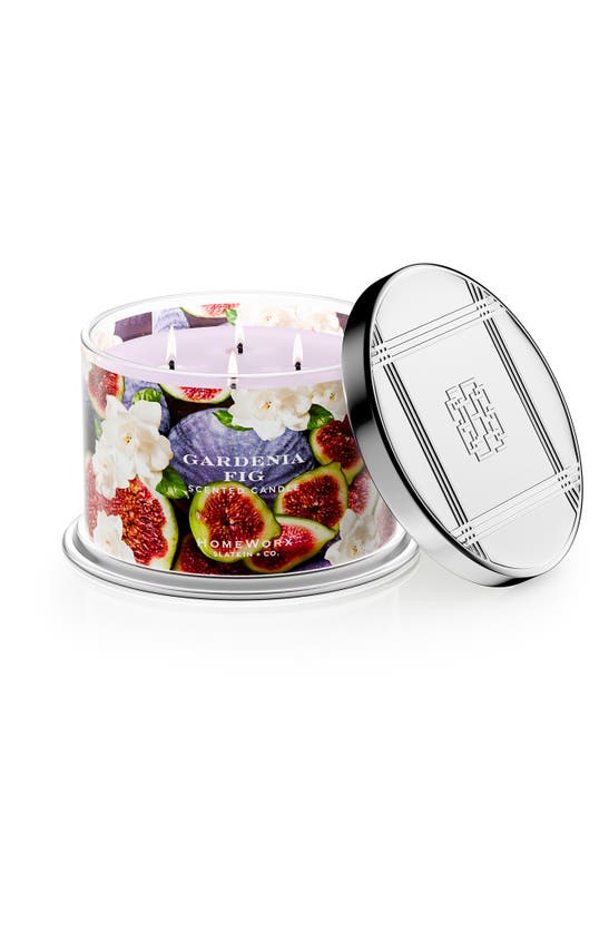 Shop Homeworx By Slatkin & Co. Gardenia Fig Scented 4-wick Jar Candle