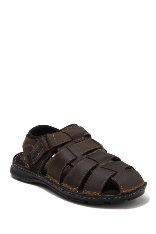 ROCKPORT ROCKPORT DARWYN FISHERMAN LEATHER SANDAL 