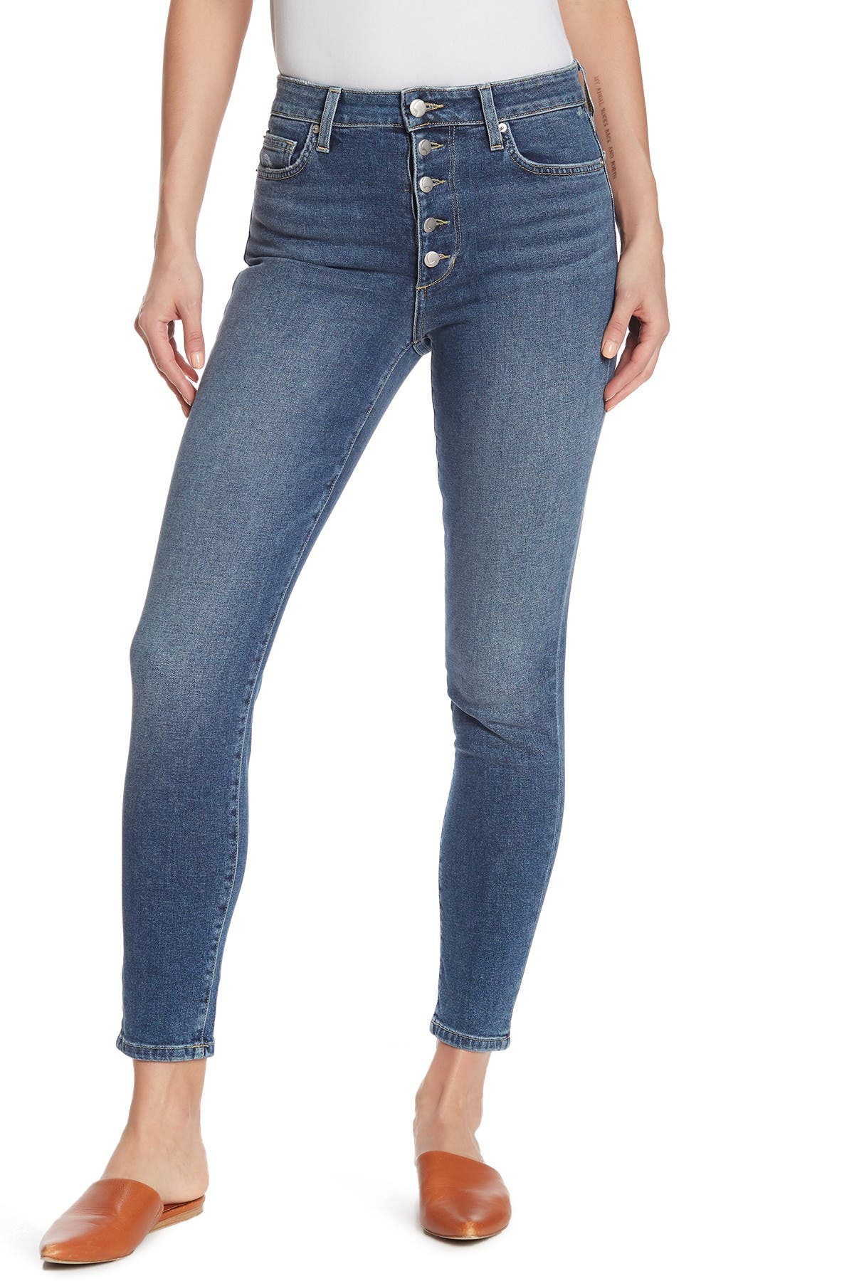 Joes Jeans Womens Charlie High Rise Skinny Ankle