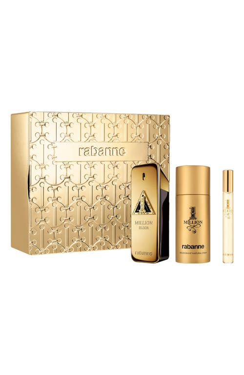 Shop Rabanne 1 Million Elixir Parfum Intense 3-piece Gift Set $220 Value In No Color