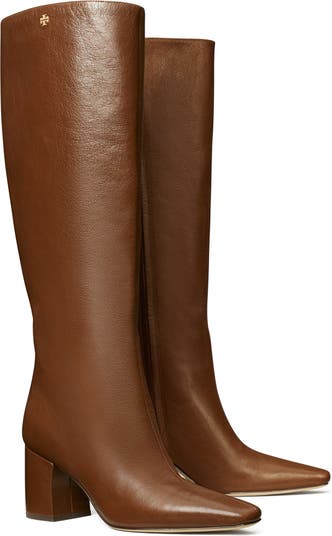Tory BurchロングブーツJenna Leather Knee-High - ブーツ