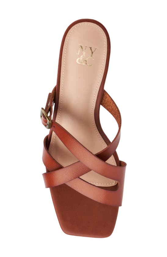 New York And Company Fantasia Heeled Sandal In Brown