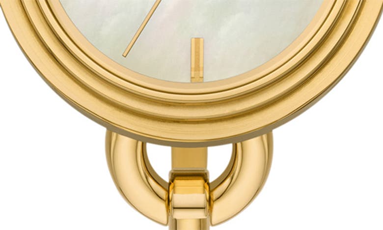 Shop Tory Burch The Mille Bangle Watch Set, 27mm In Gold