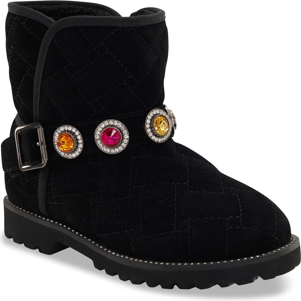Kurt Geiger S' Mini Orson Suede Ankle Boots Blac In Black