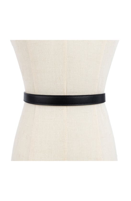KURT GEIGER KURT GEIGER LONDON MICRO QUILT LEATHER BELT