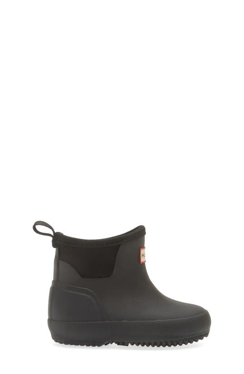 Shop Hunter Kids' Original Waterproof Chelsea Rain Boot In Black/black/black