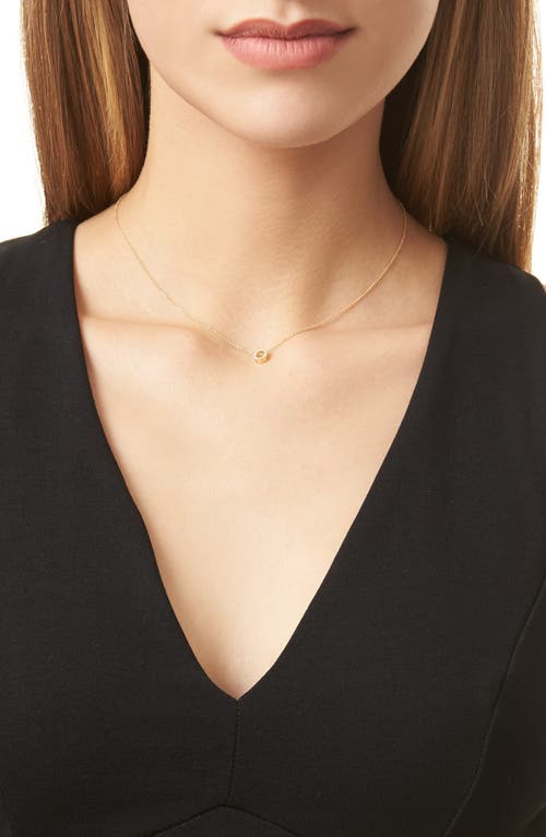 Bony Levy 18k Gold Pavé Diamond Initial Pendant Necklace In 18k Yellow Gold - O