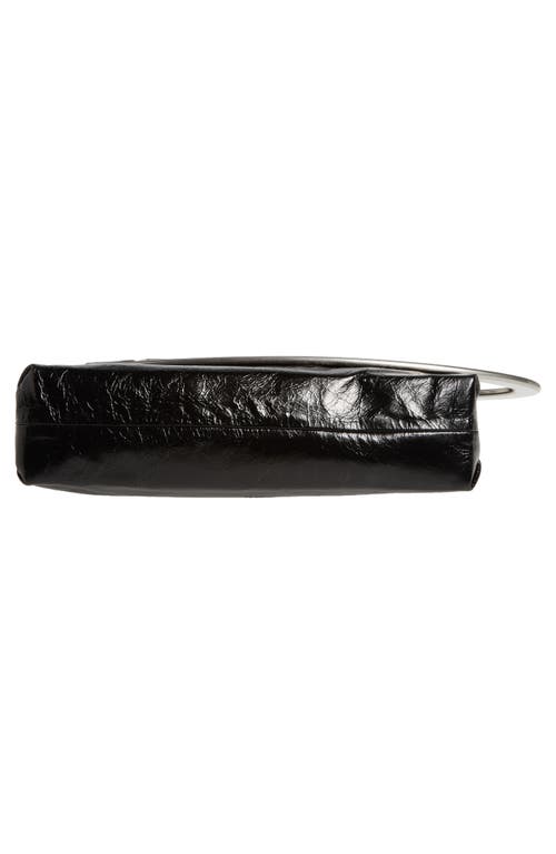 Shop Diesel ® Big-d Leather Pouch In Black Shine