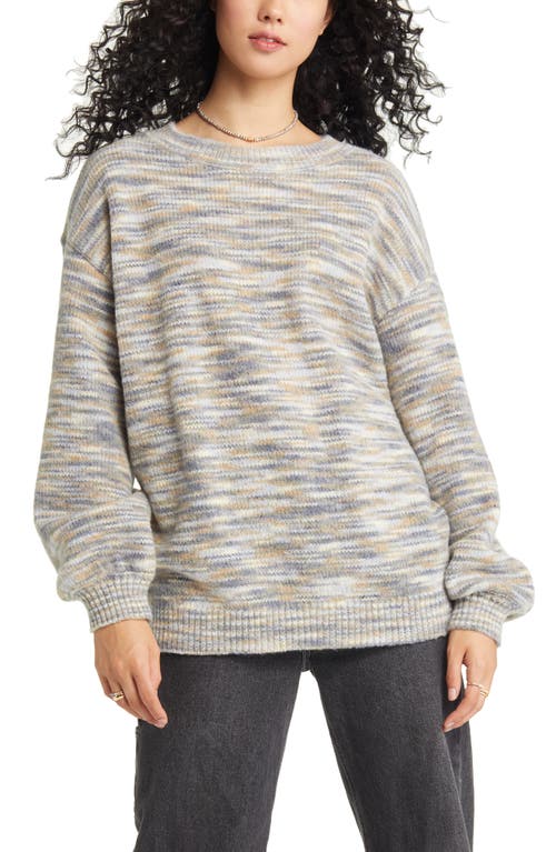 BP. Cozy Space Dye Sweater in Grey Spacedye