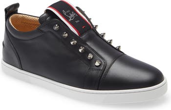 christian louboutin sneakers Spike Black Size 8.5 (41.5)