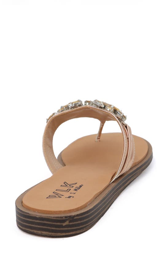 Wlk By S. Miller Myles Embellished Sandal In Gold