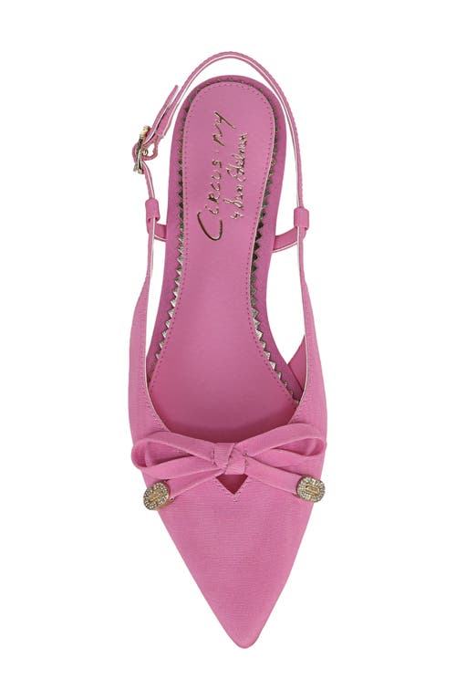 Shop Circus Ny By Sam Edelman Lafayette Pointed Toe Slingback Sandal In Pink Confetti