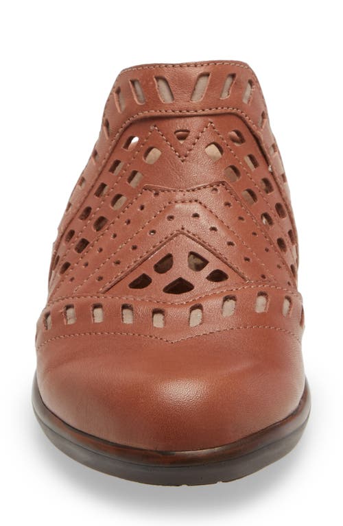 Shop Naot Shakira Mule In Mocha Rose/stone Leather