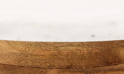 Nordstrom Marble Lazy Susan In White Cloud Marble