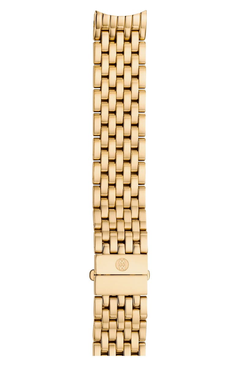 MICHELE Serein 16mm Gold Plated Bracelet Watchband | Nordstrom