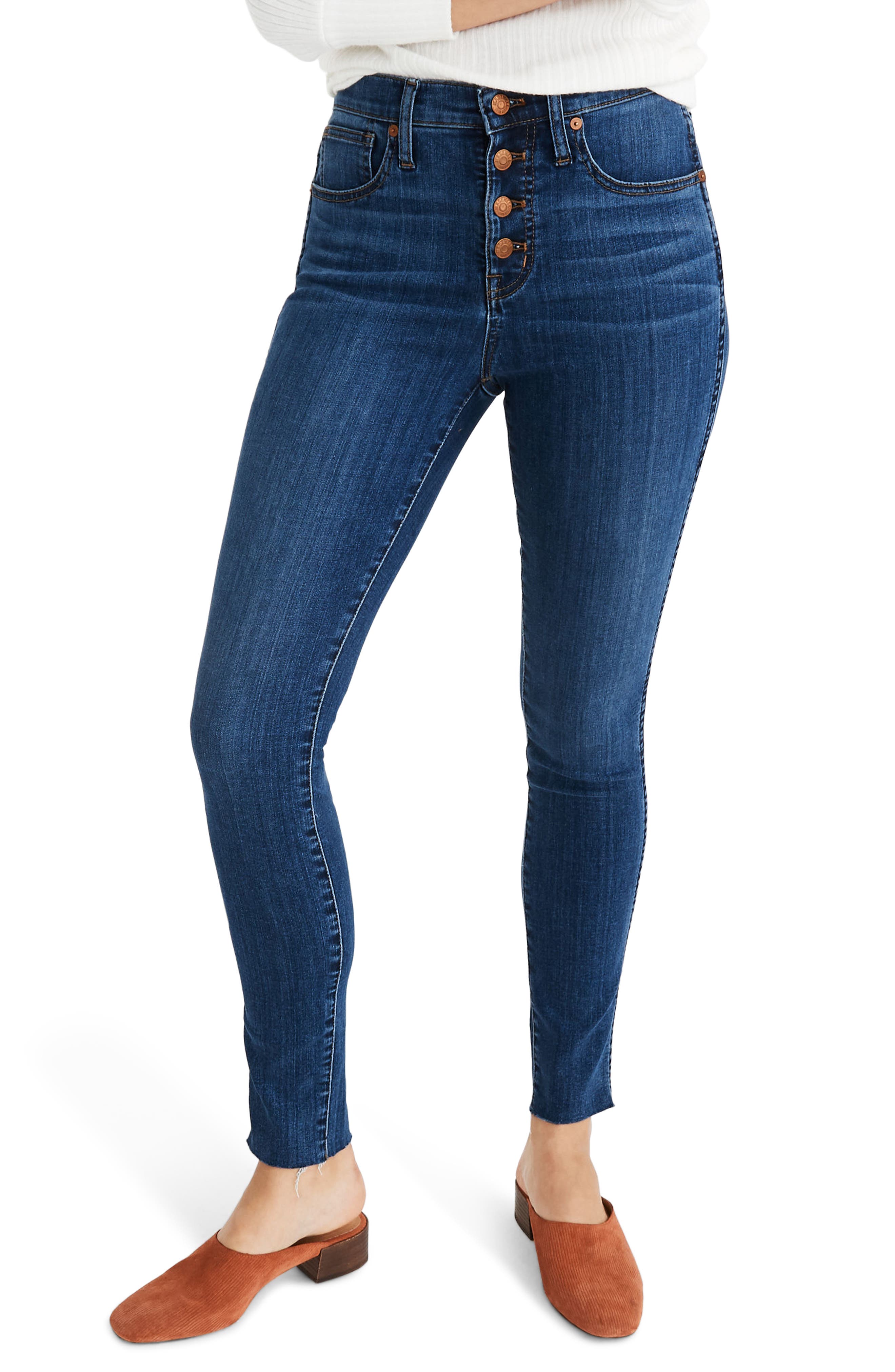 madewell button jeans