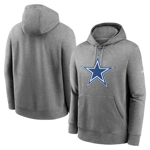 Dallas Cowboys Nike 2023 Sideline Club Hoodie Large Pewter