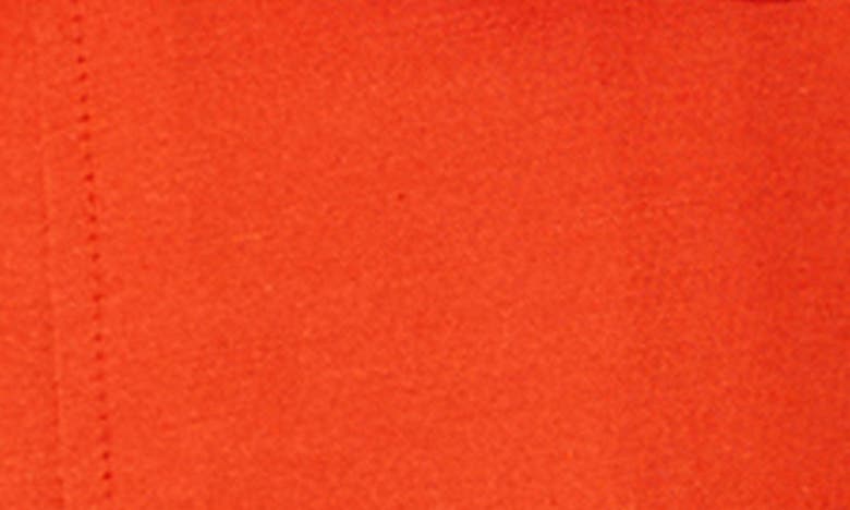 Astr Short Sleeve Crop Blazer In Orange