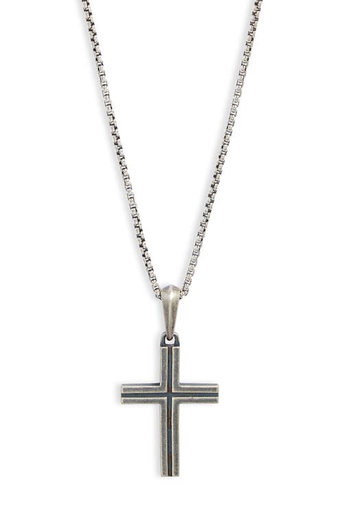 Miranda Frye Cross Pendant Necklace In Silver