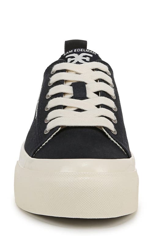 Shop Sam Edelman Sonia Platform Sneaker In Midnight Blue