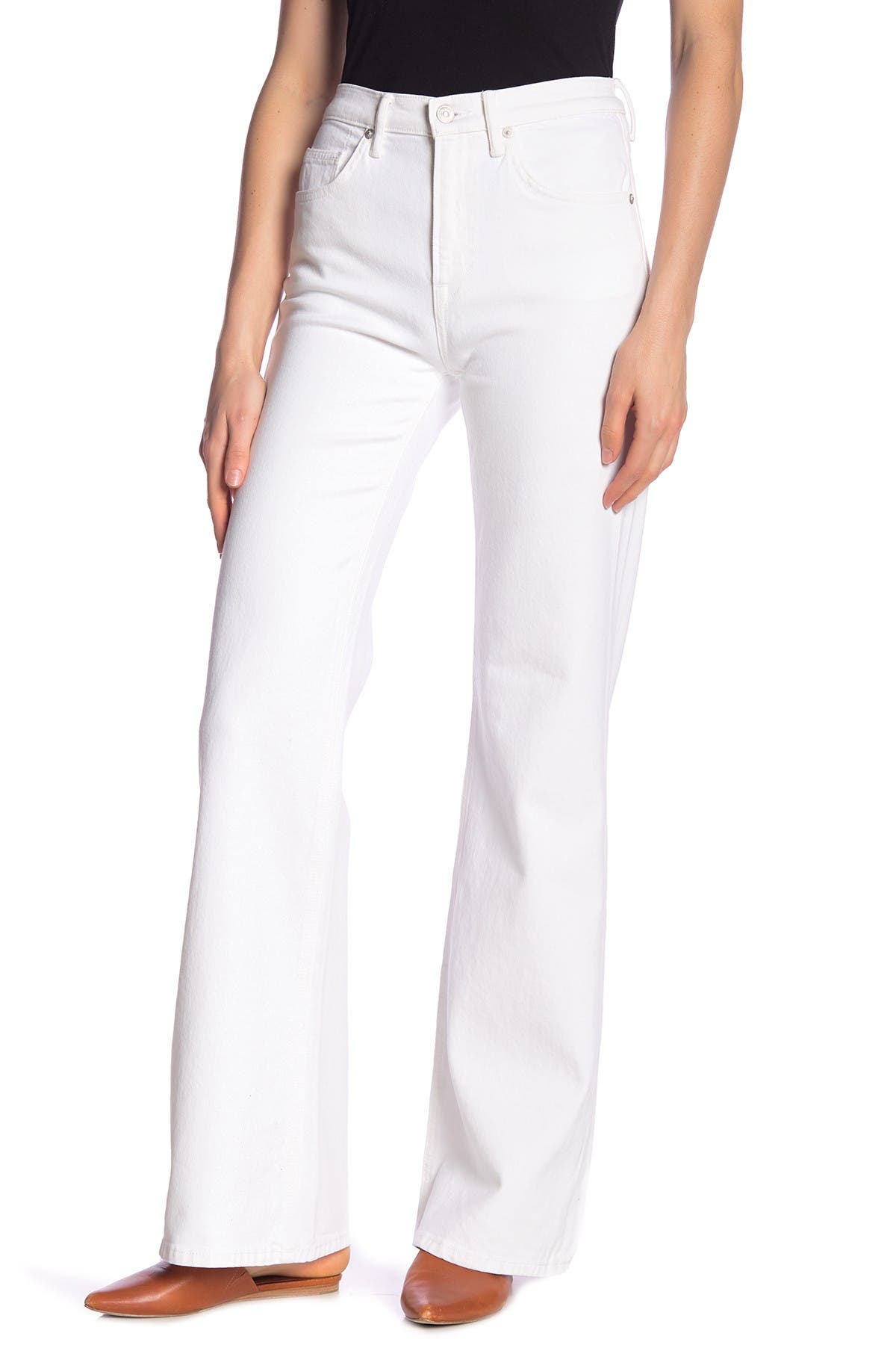 vince wide leg flare jeans