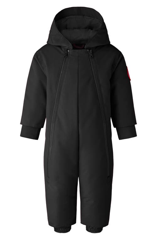 Shop Canada Goose Baby Lamb 625 Fill Power Down Snowsuit In Black - Noir