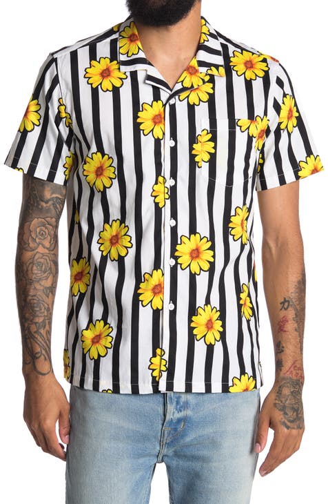 Wallflower Striped Short Sleeve Shirt