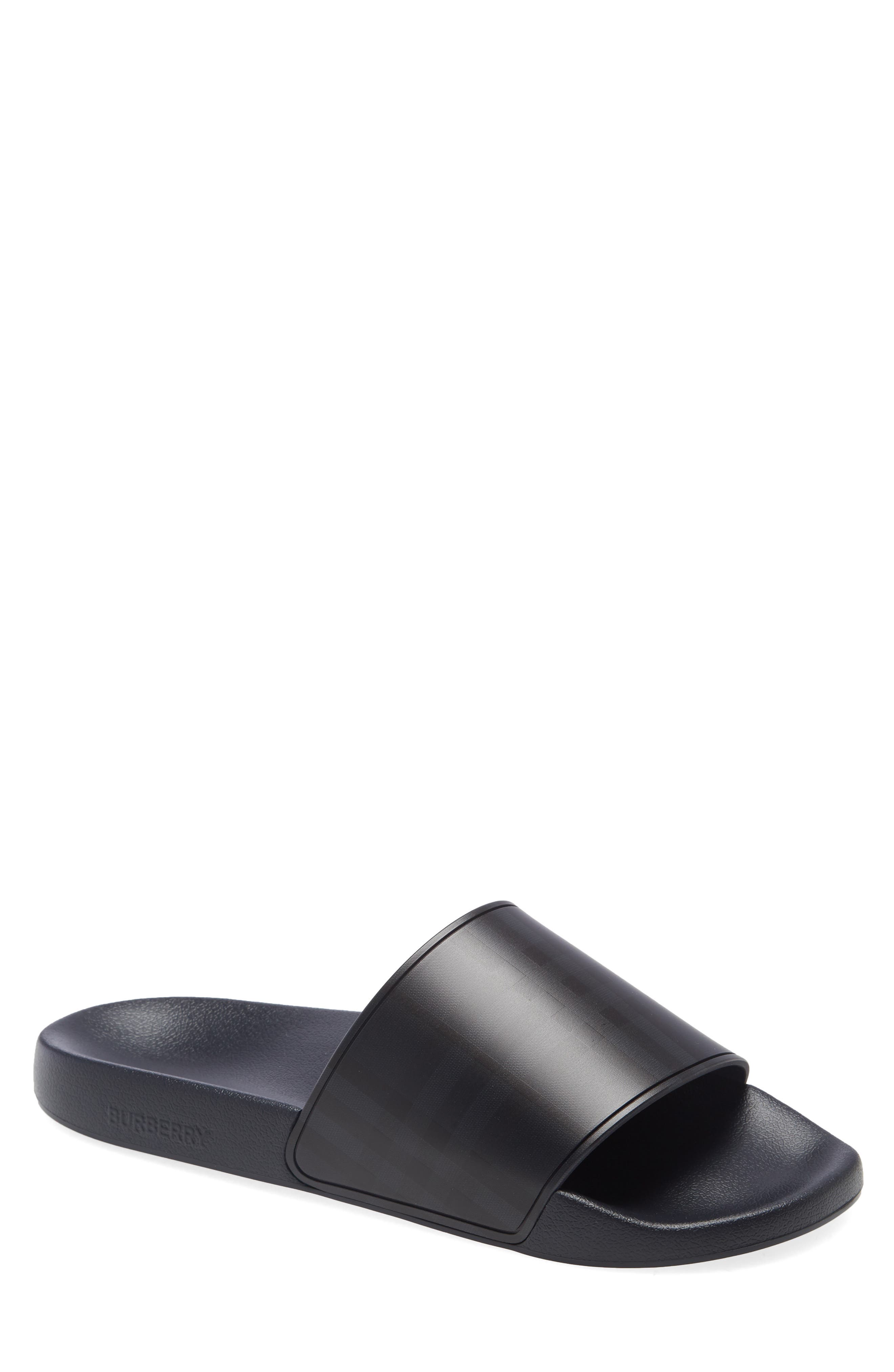 burberry flip flops mens