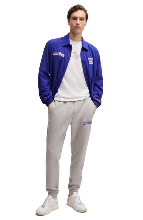 Shop Hugo Boss Boss X Nfl Otto Jacket In New York Giants