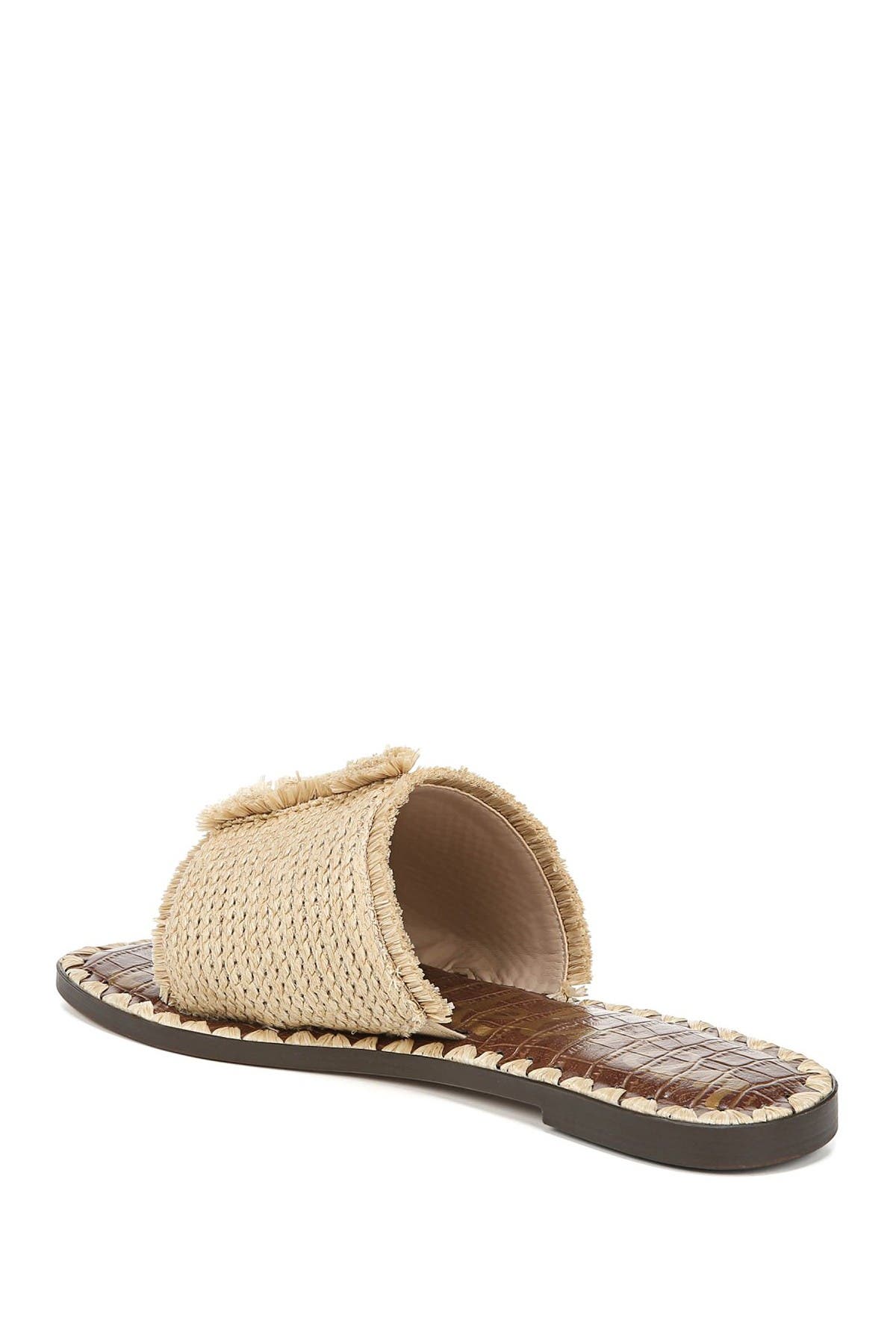 sam edelman glenda raffia slide sandal