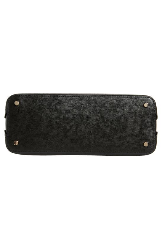 Kate Spade Darcy Small Leather Satchel Bag In Black