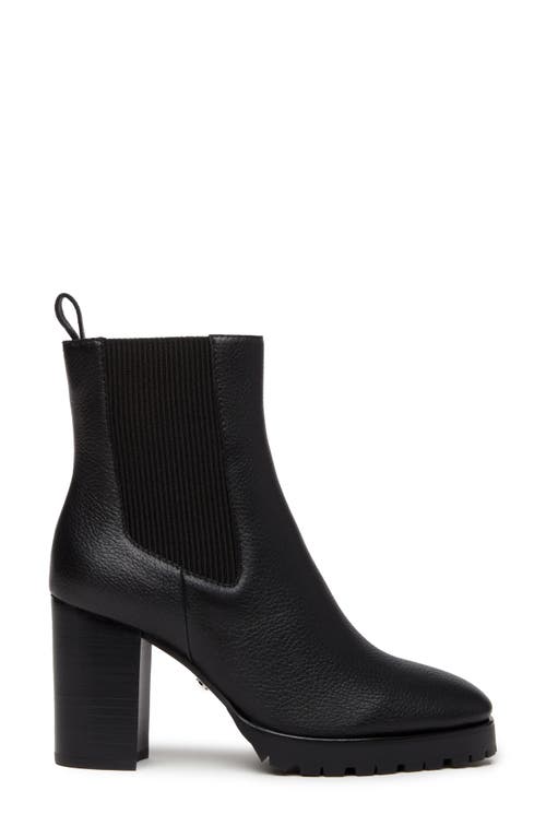 Paige Izzy Platform Chelsea Boot In Black