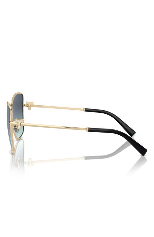 Tiffany & Co . 58mm Gradient Butterfly Sunglasses In Blue Gradient