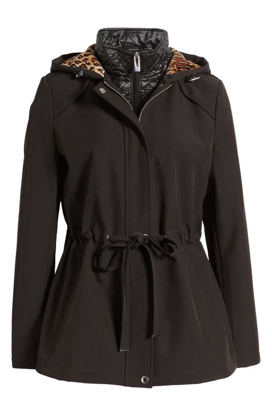 Via Spiga Soft Shell Jacket In Black
