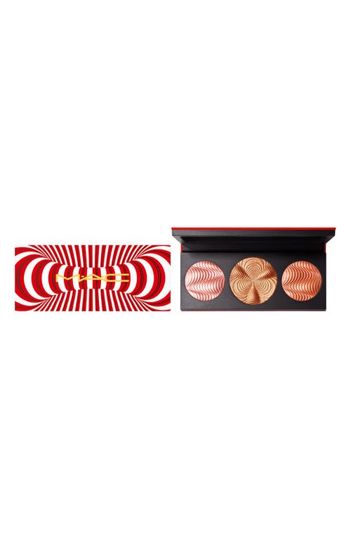 Shop Mac Cosmetics Mac Step Bright Up Extra Dimension Skinfinish Powder Highlighter Palette Usd $54 Value In Medium/deep