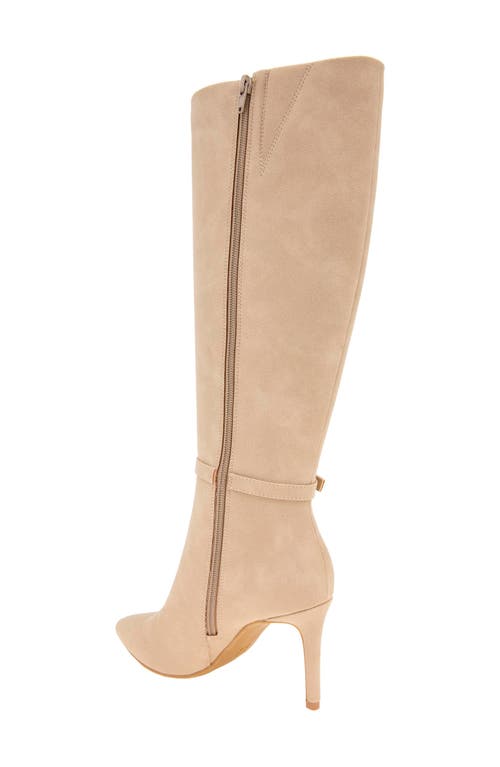 Bcbgeneration Abbin Womens Zipper Manmade Knee-high Boots In Doeskin